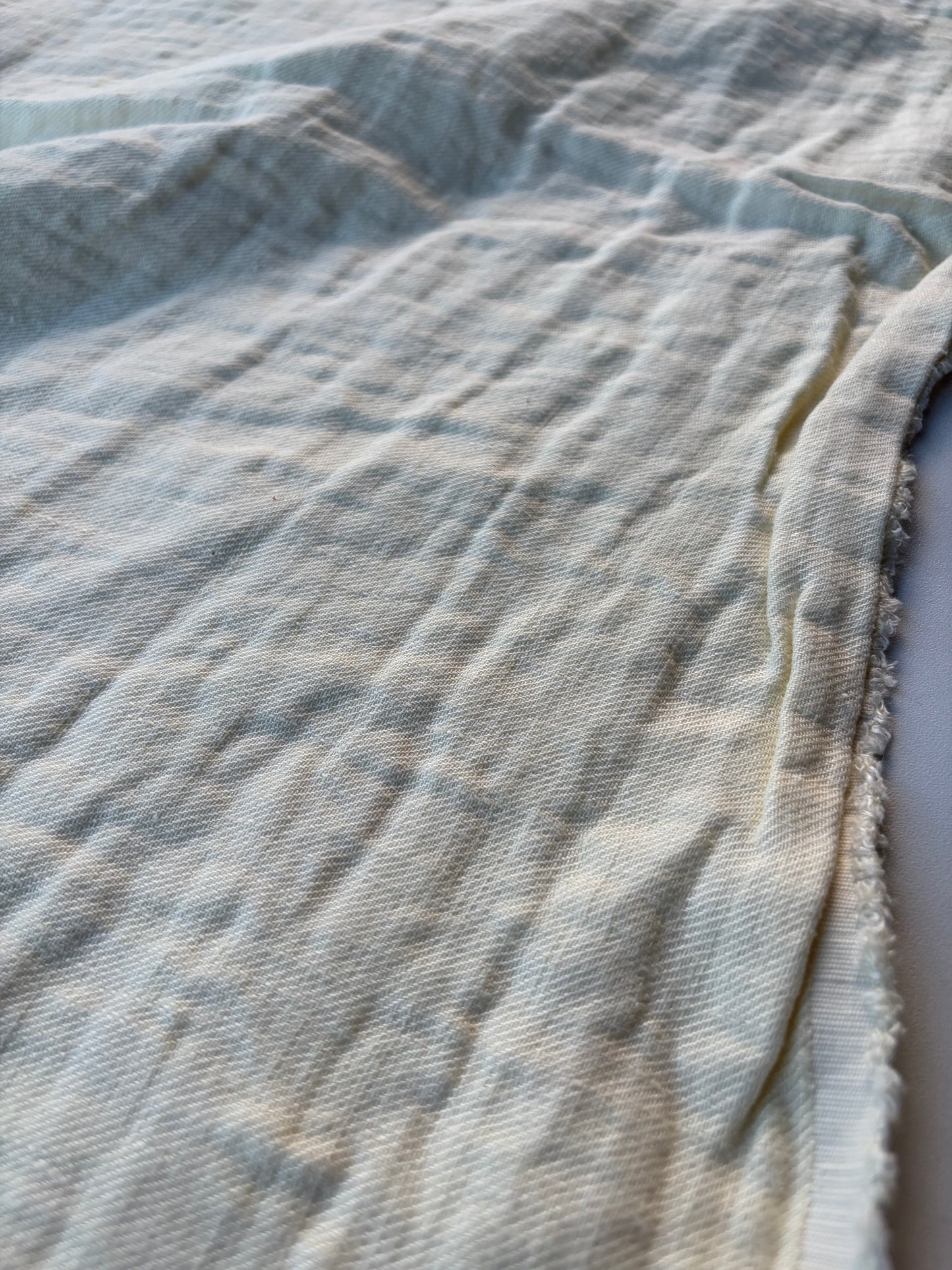 MARGE 043 100% heavy washed linen cream colour