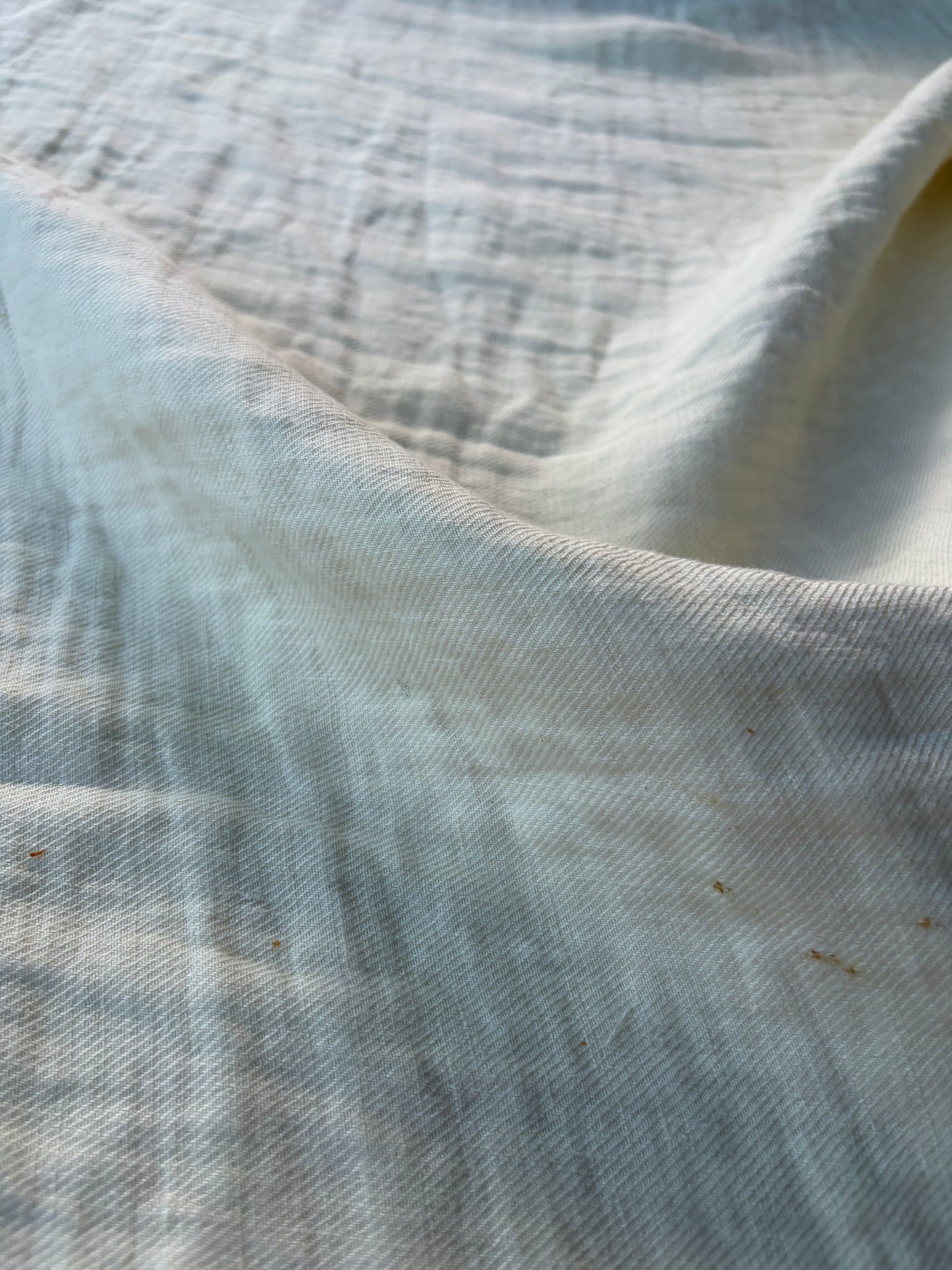 MARGE 043 100% heavy washed linen cream colour
