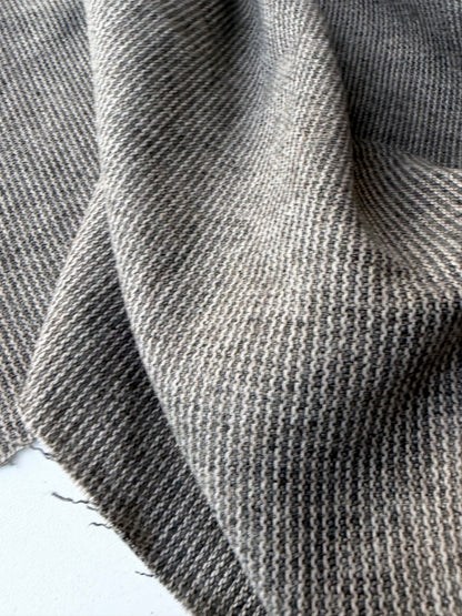 MORTY 005 heavy wool pinstripe