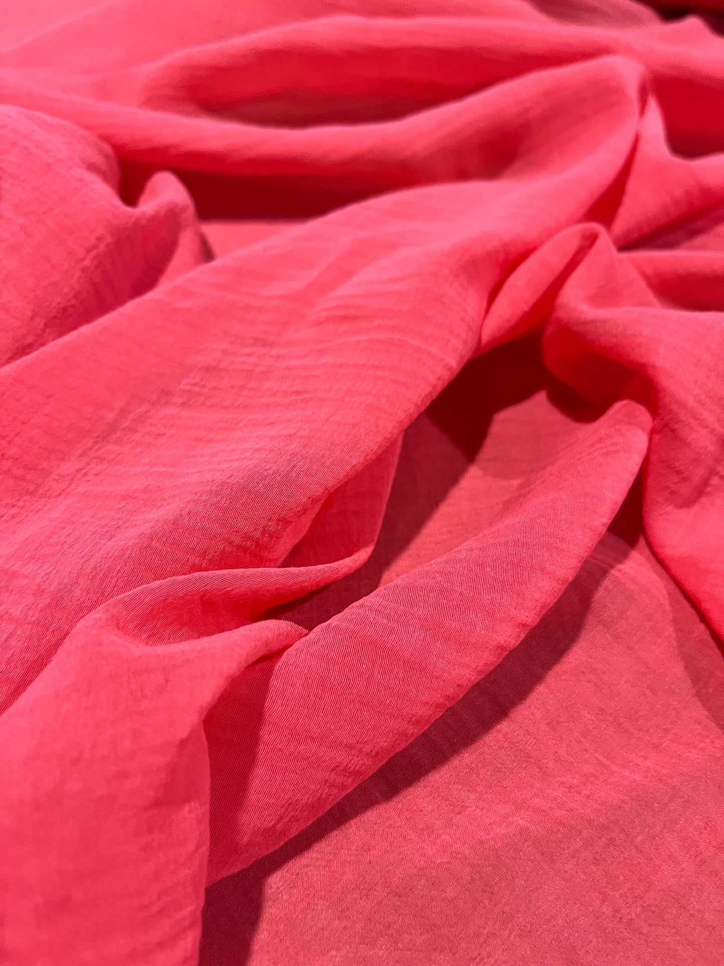 E01 CAN 418 voile cotton silk coral