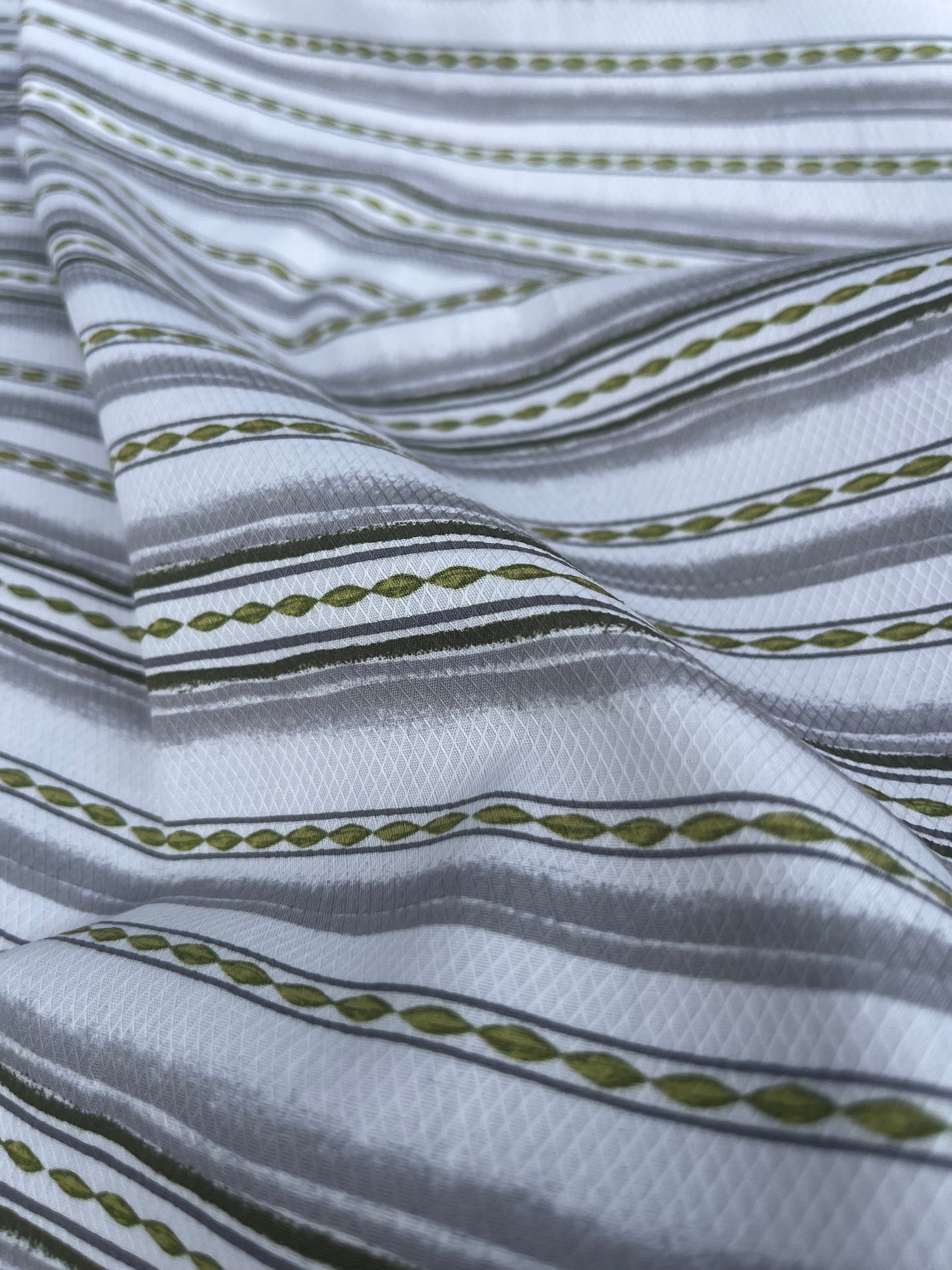 BILLY 007 light cotton jacquard with faded stripes
