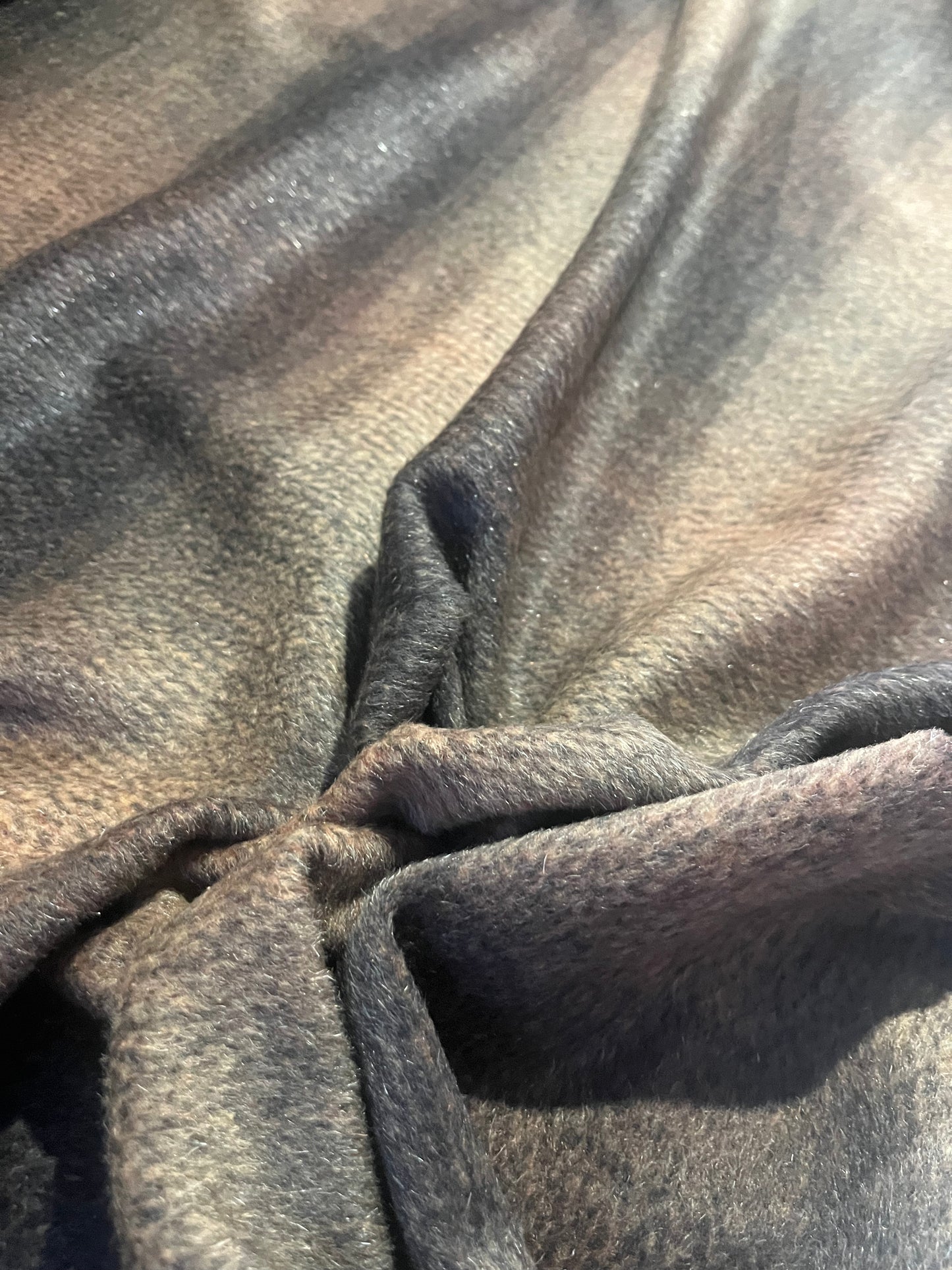 JACKIE 001 boiled wool striped brown