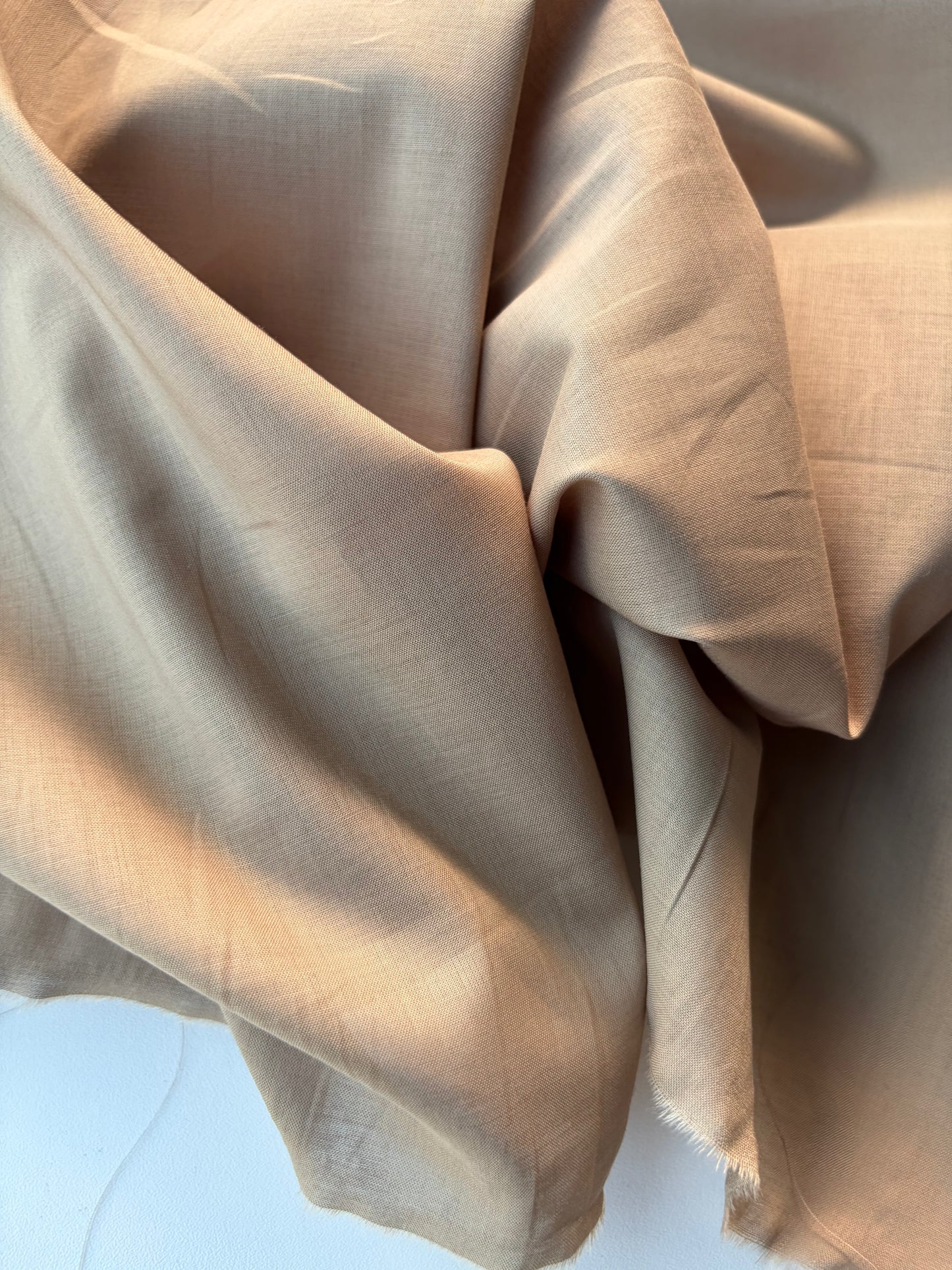 MARGE 044 cotton voile stretch sand