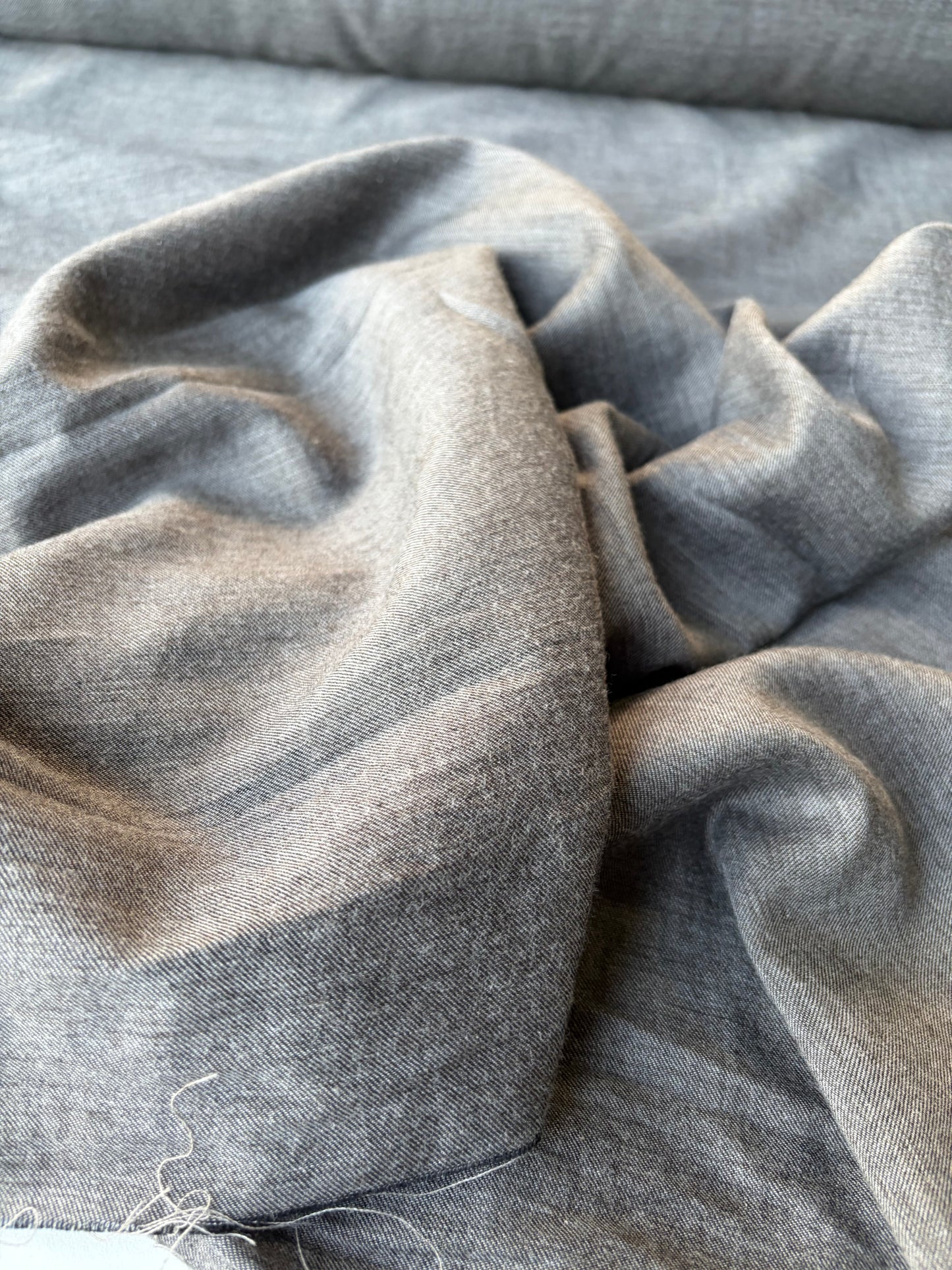 MORTY 006 taupe coloured viscose wool