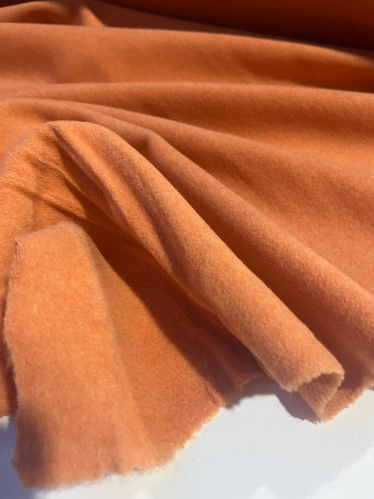 JACKIE 002 boiled wool tangerine