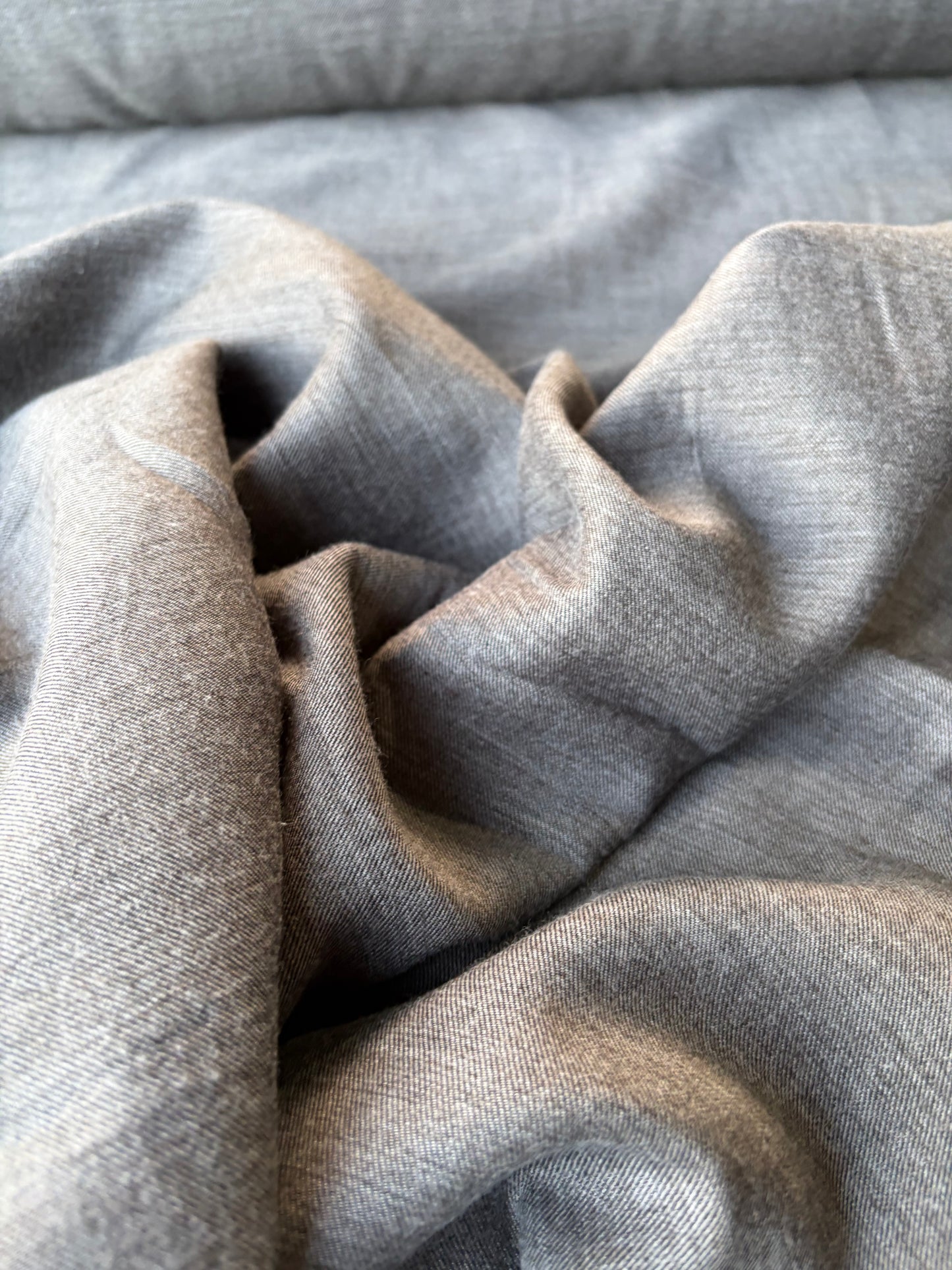 MORTY 006 taupe coloured viscose wool