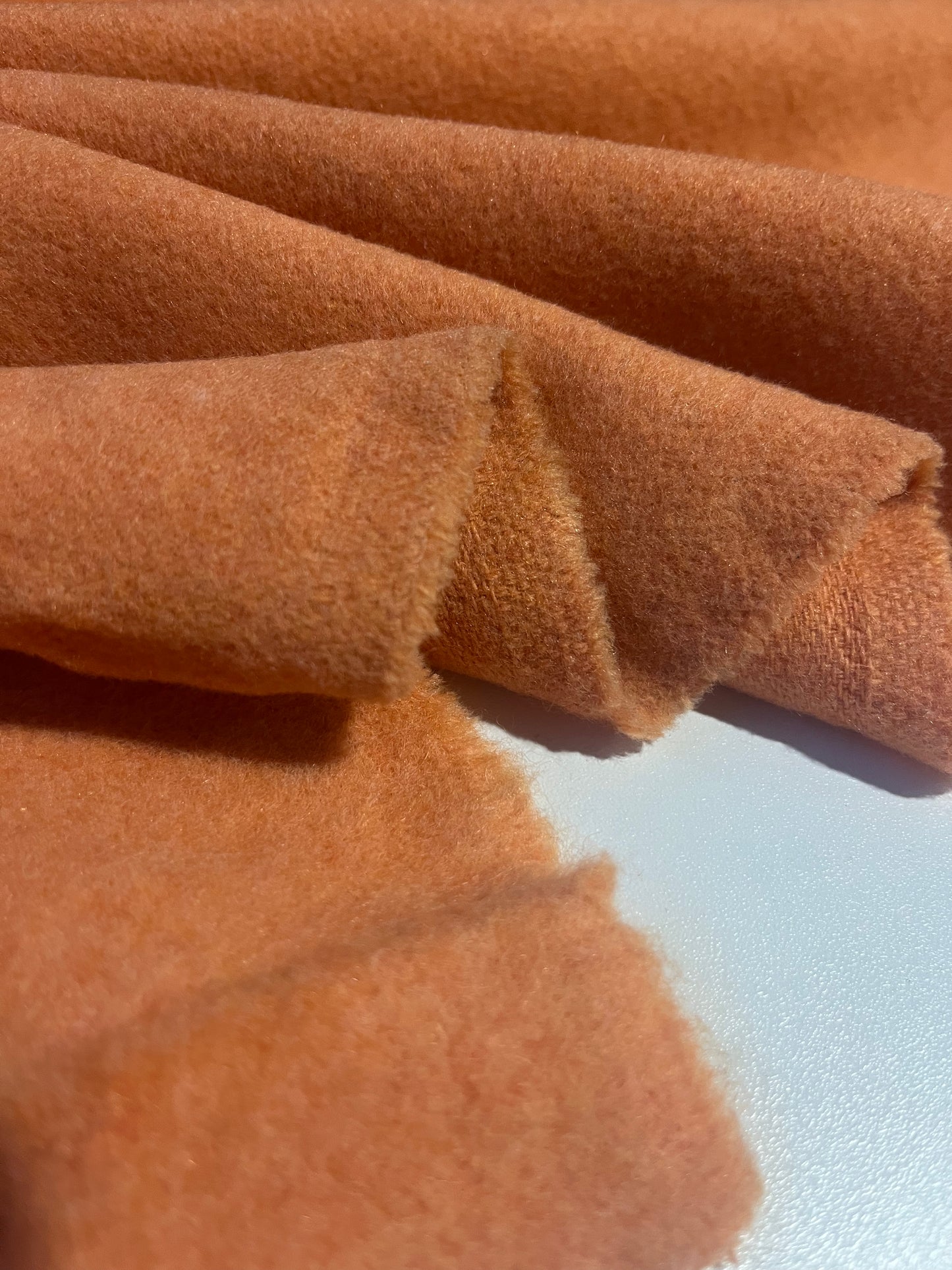 JACKIE 002 boiled wool tangerine