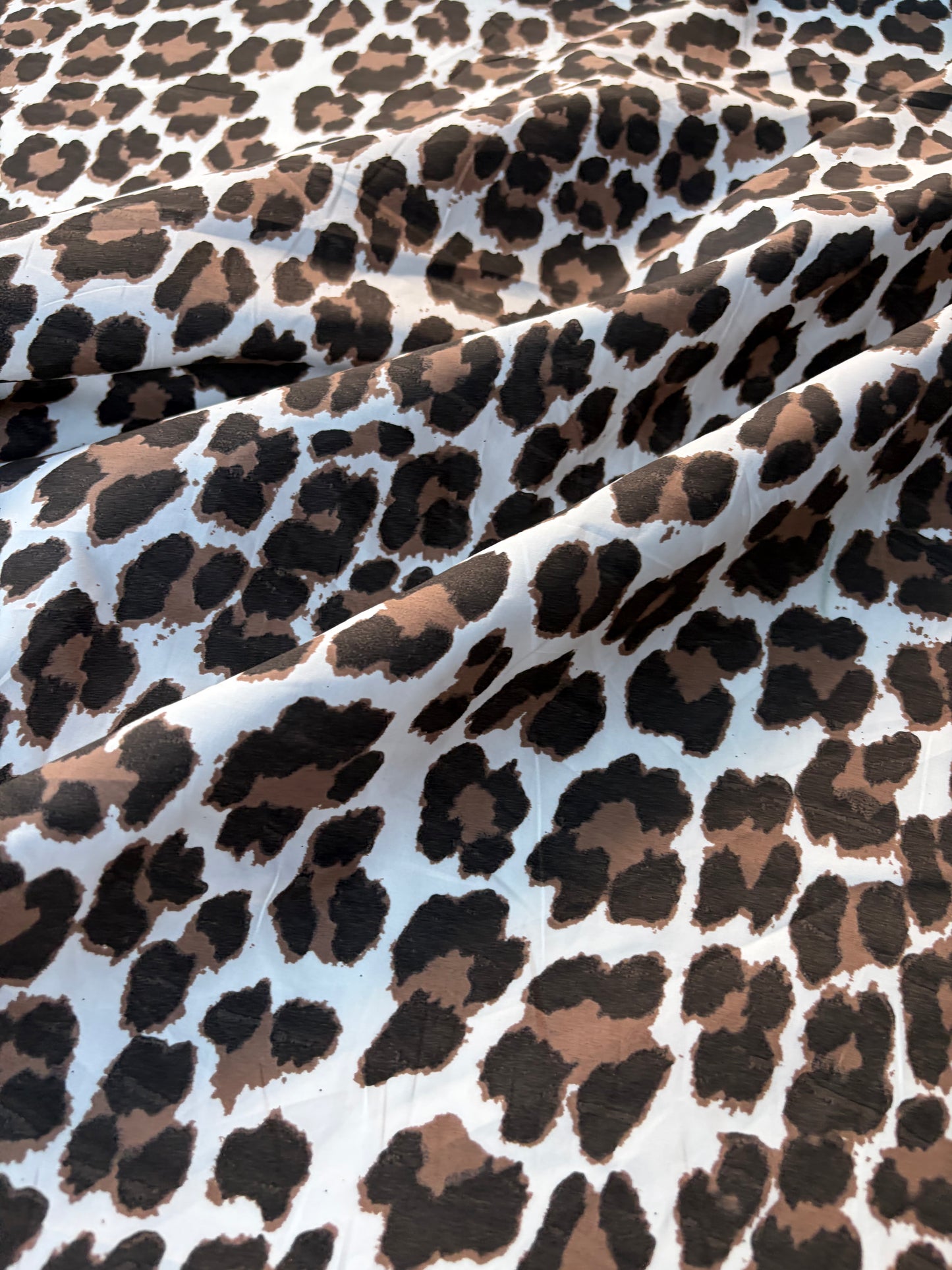 MARGE 047 cotton voile leopard print