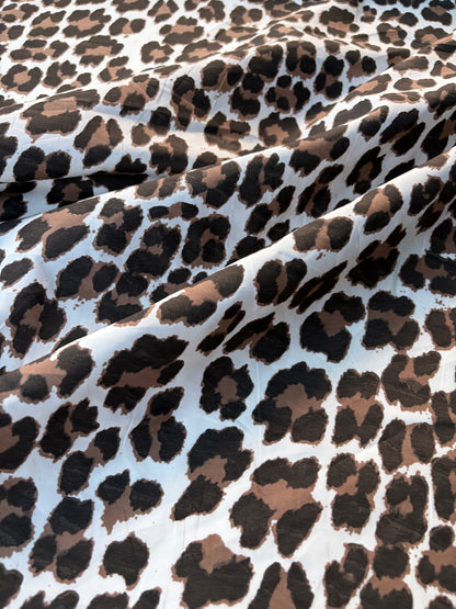 MARGE 047 cotton poplin leopard print