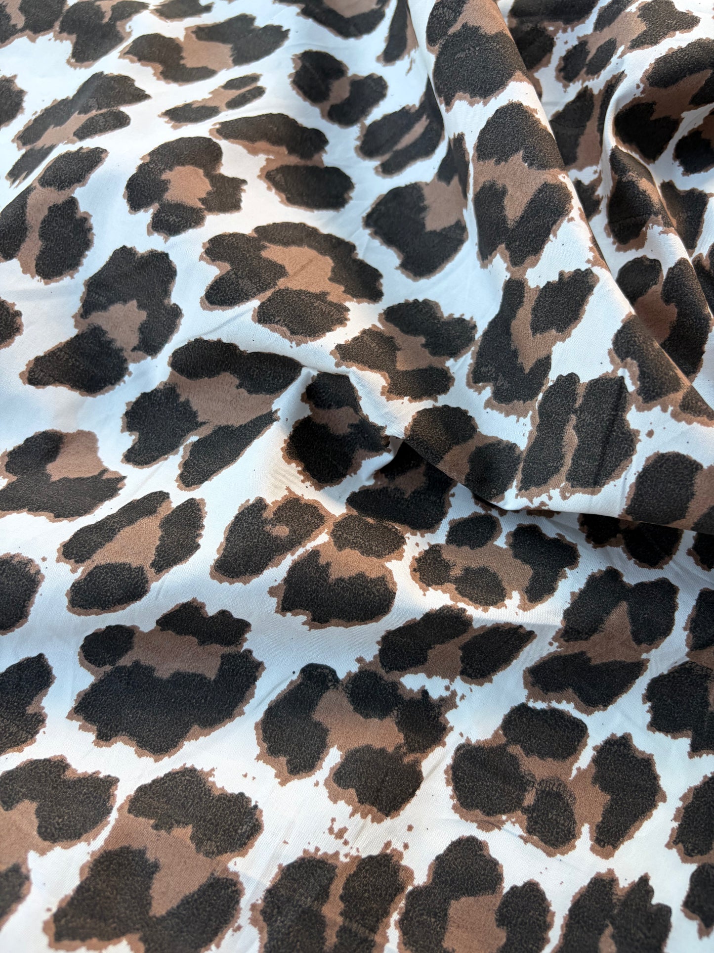MARGE 047 cotton voile leopard print