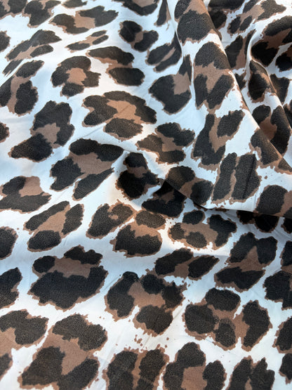 MARGE 047 cotton poplin leopard print