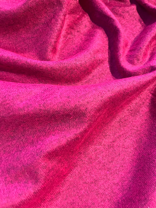 JACKIE 007 heavy wool jersey fuchsia