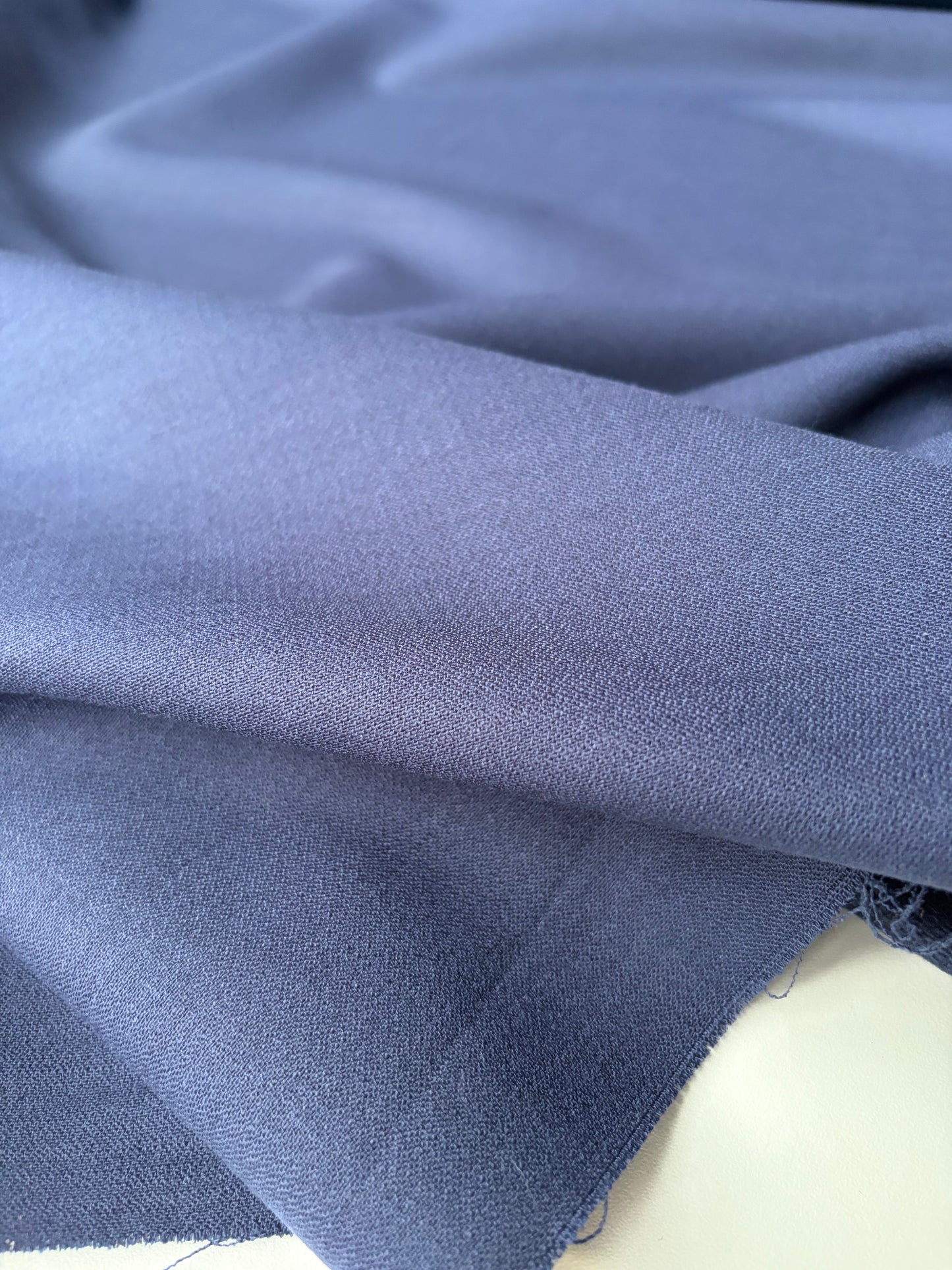 LORO 202 bi-stretch tailoring toile Loro Piana navy