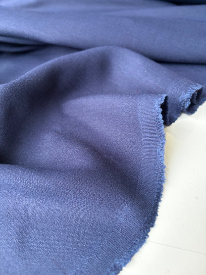 LORO 202 bi-stretch tailoring toile Loro Piana navy