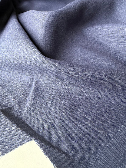 LORO 202 bi-stretch tailoring toile Loro Piana navy