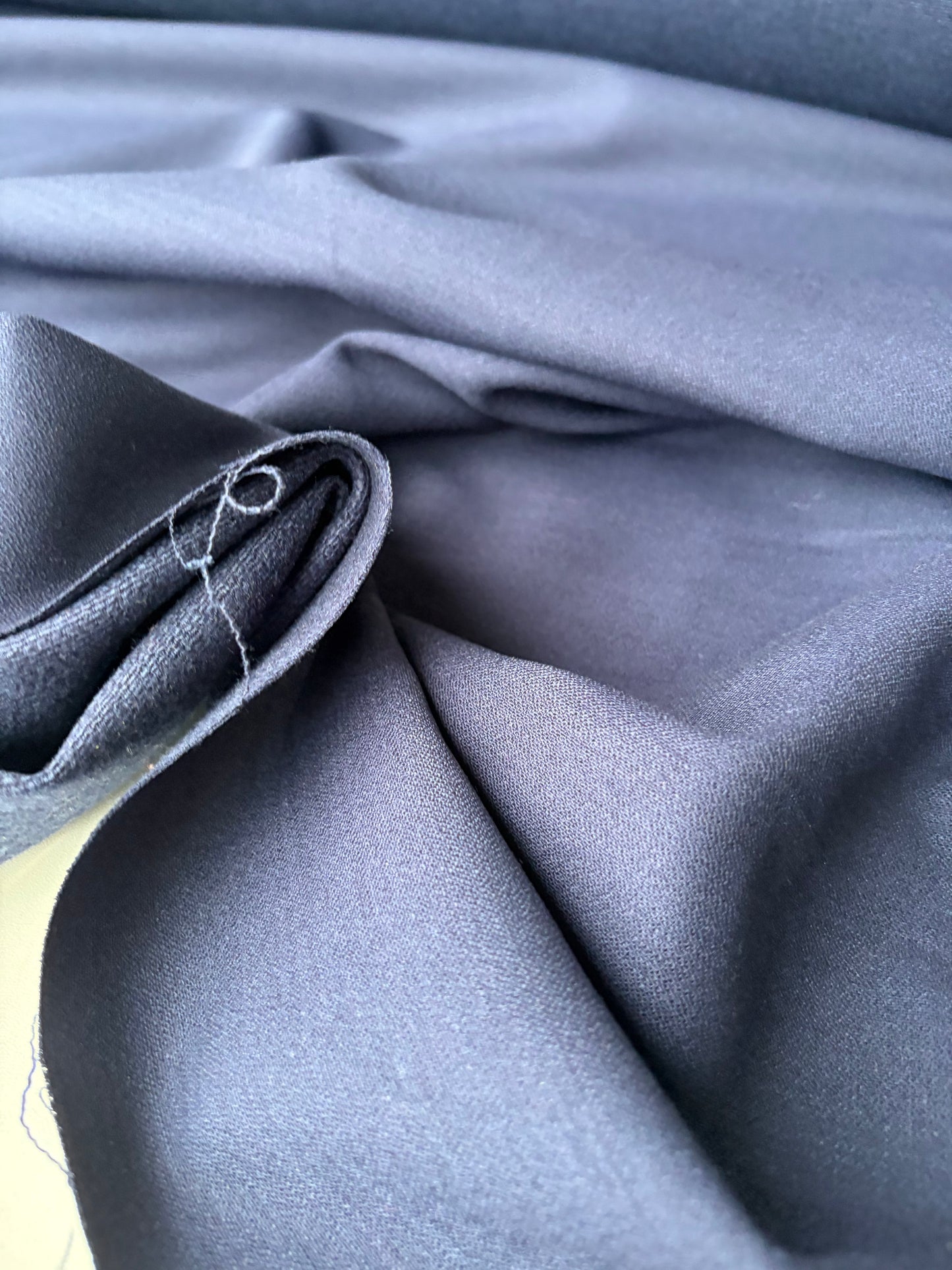 LORO 202 bi-stretch tailoring toile Loro Piana navy