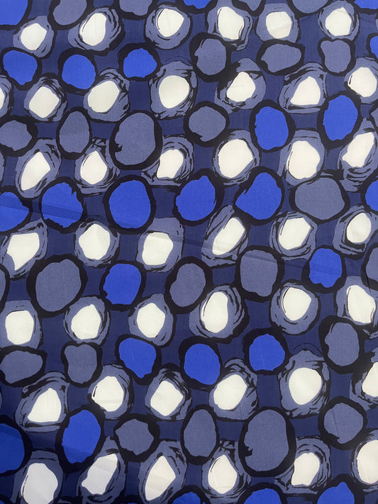 LOTTI 002 poplin stretch mysterious dots