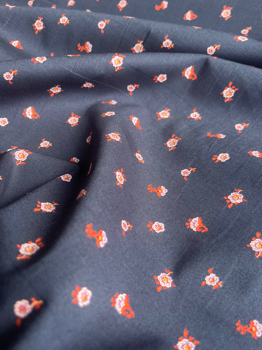 BILLY 023 viscose with small flowers