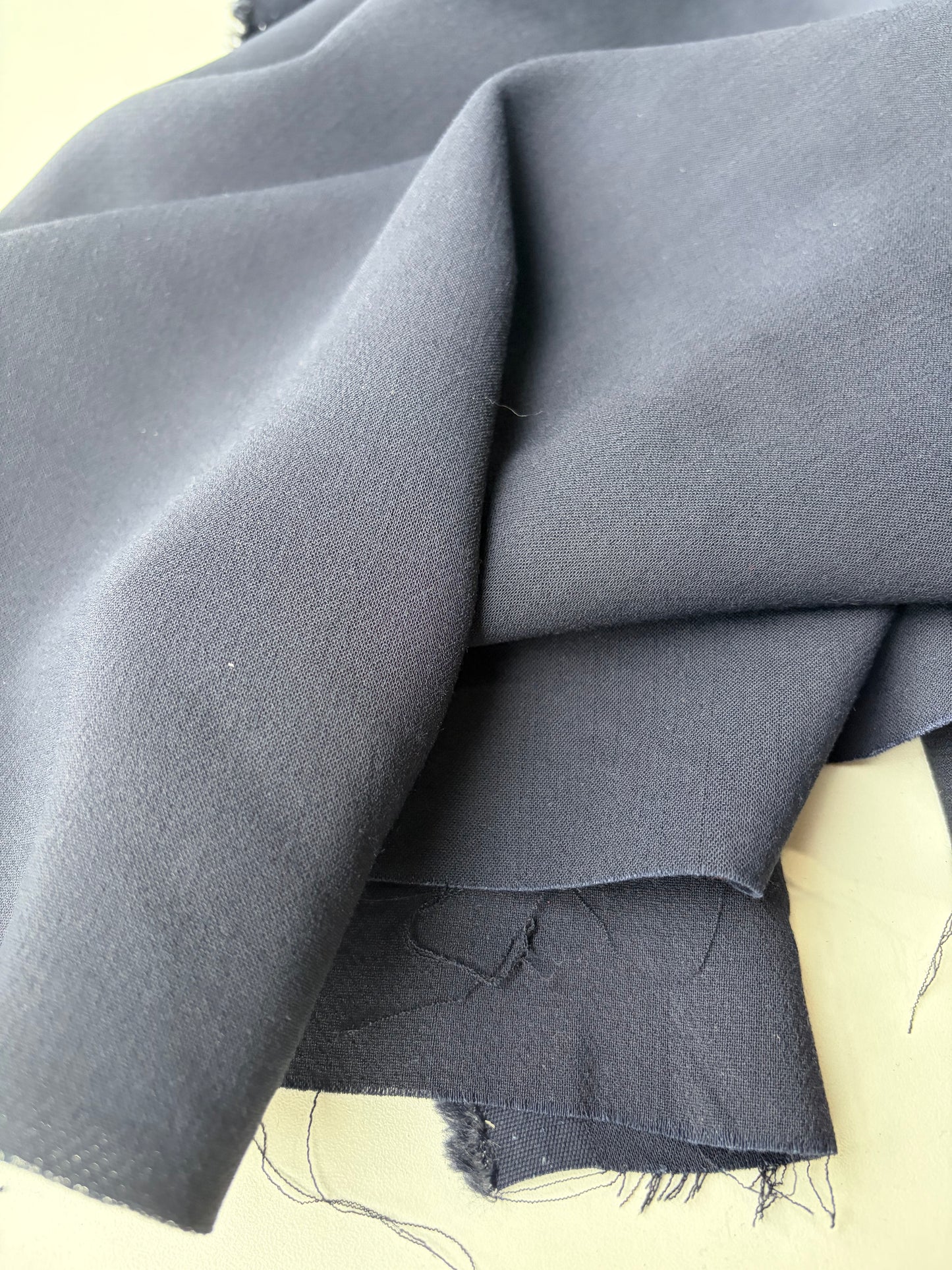 LORO 206 stretch tailoring toile Loro Piana navy