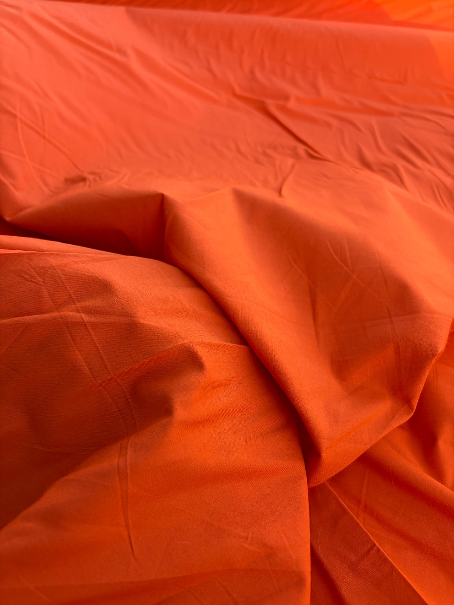 BART 007 burnt orange poplin stretch prestige