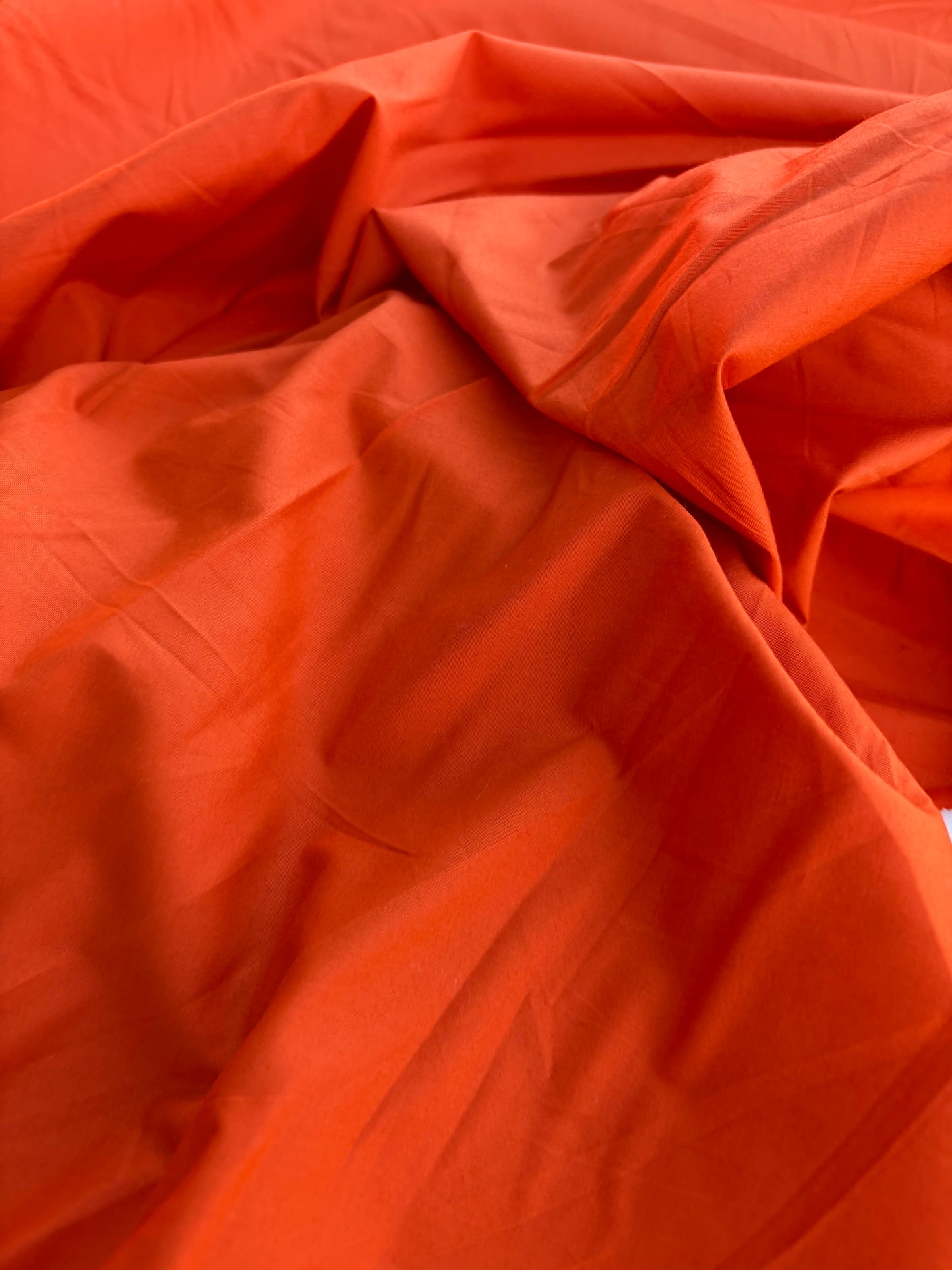 BART 007 burnt orange poplin stretch prestige