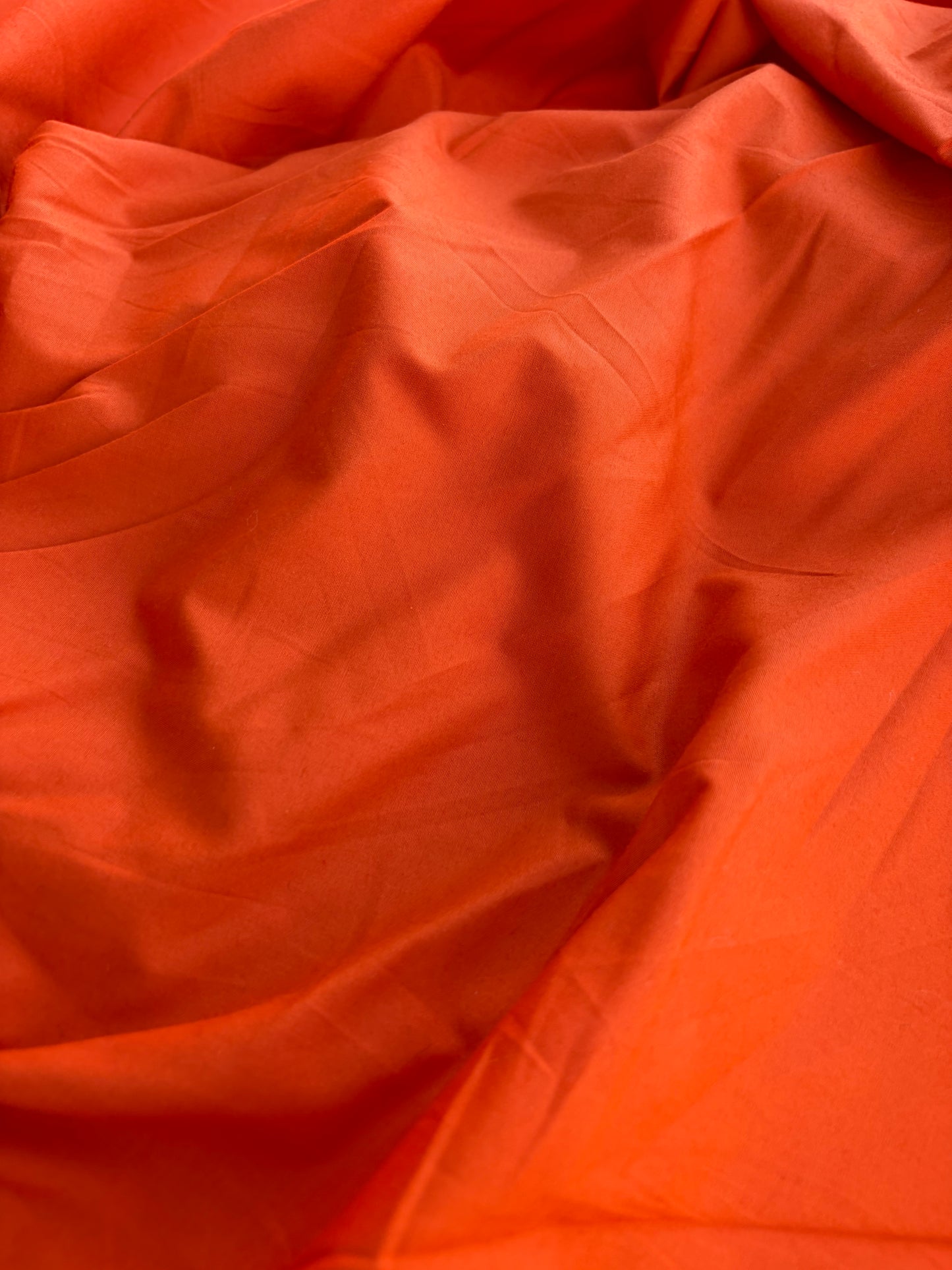 BART 007 burnt orange poplin stretch prestige