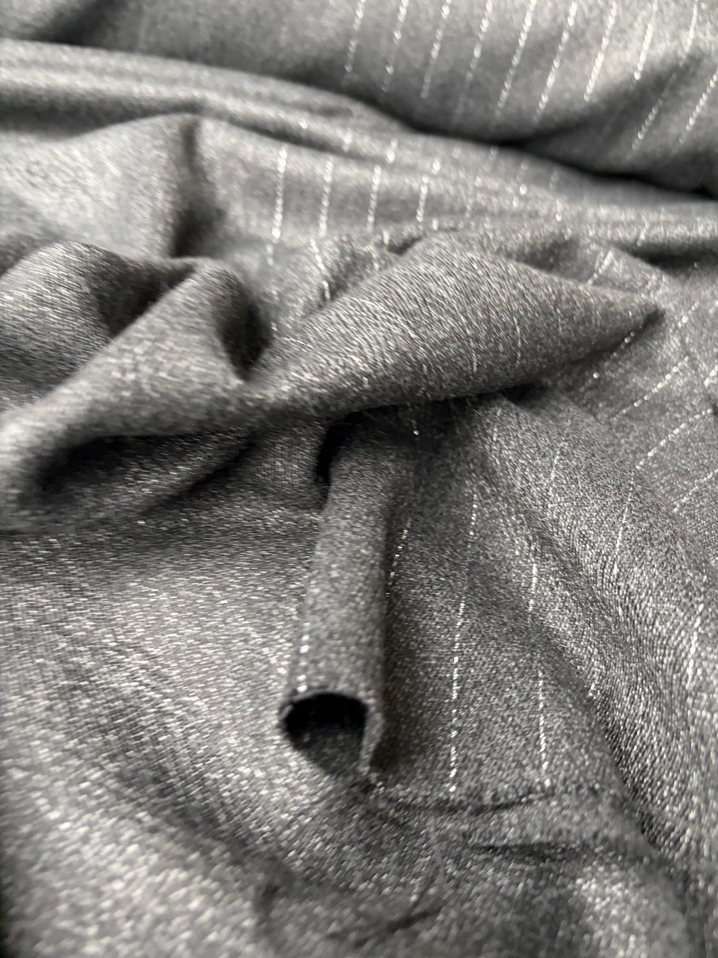 LORO 207 lurex striped twill wool Loro Piana