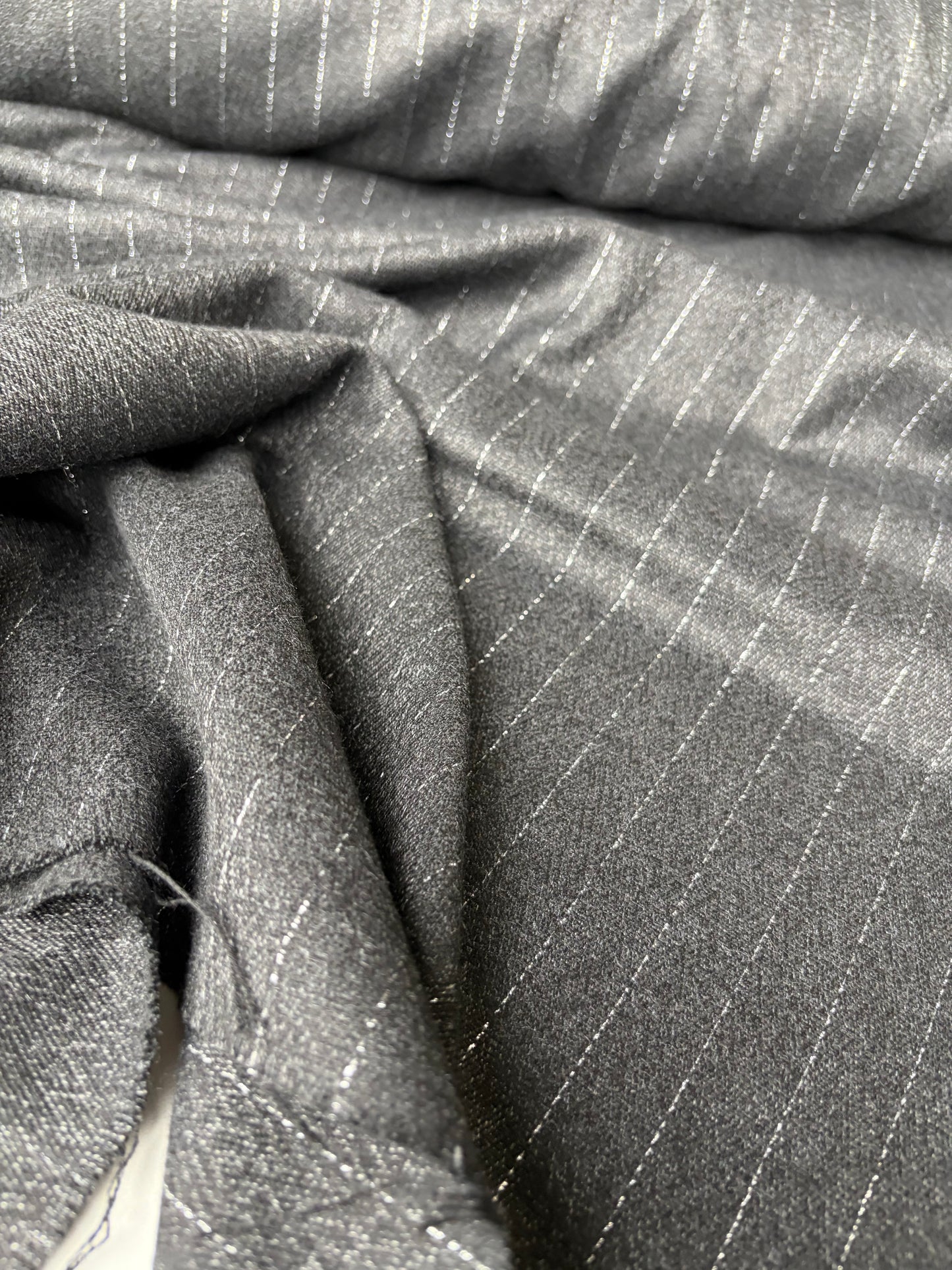 LORO 207 lurex striped twill wool Loro Piana