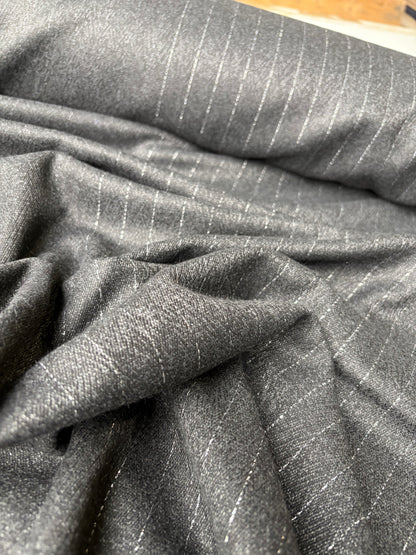 LORO 207 lurex striped twill wool Loro Piana