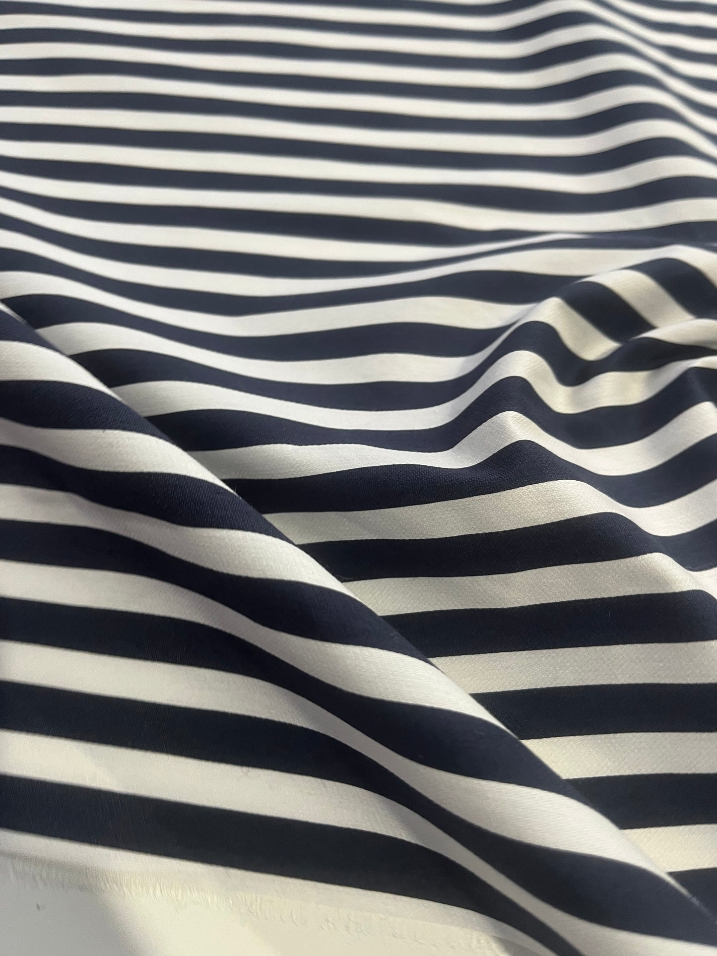 LOTTI 008 cotton stripe navy/white
