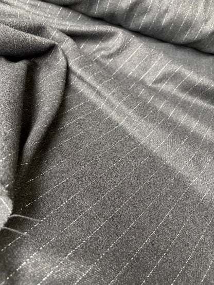 LORO 207 lurex striped twill wool Loro Piana
