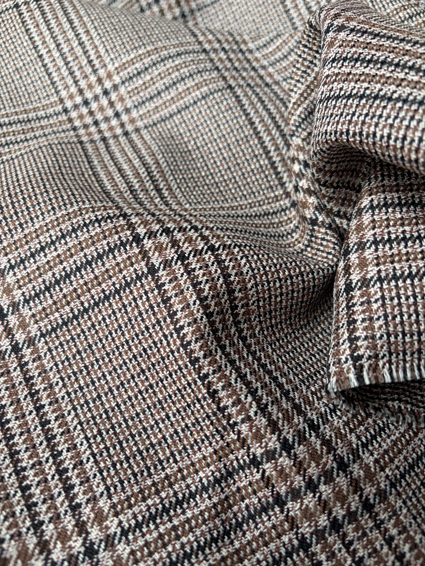 LORO 209 Prince of Wales check wool Loro Piana