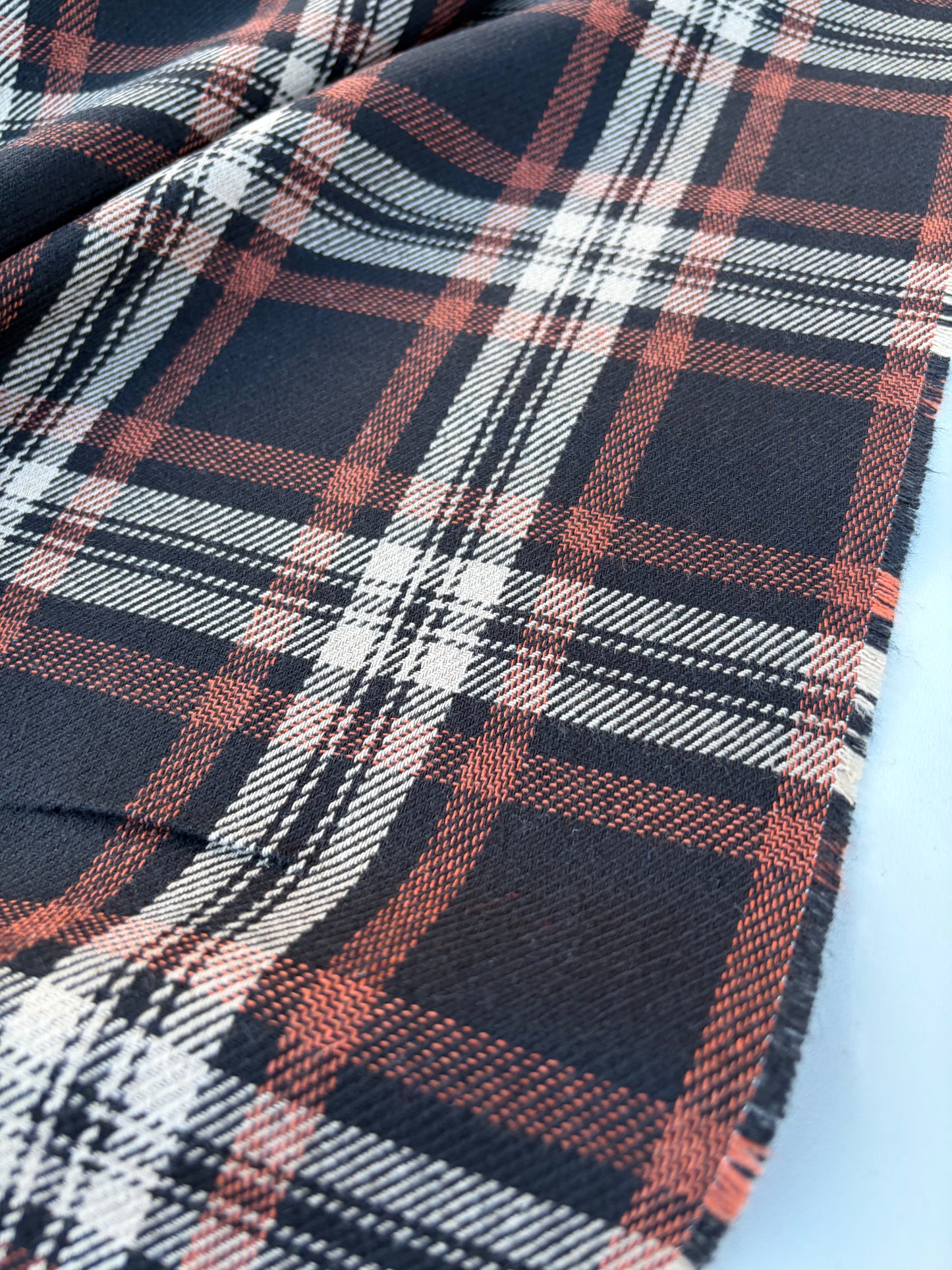 BART 011 brown/rust  heavy cotton check