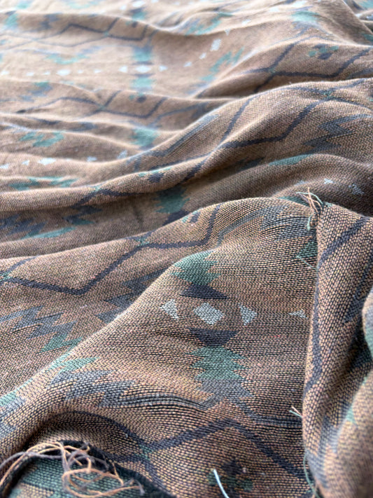 BART 012 brown/bronze ethnical wool jacquard