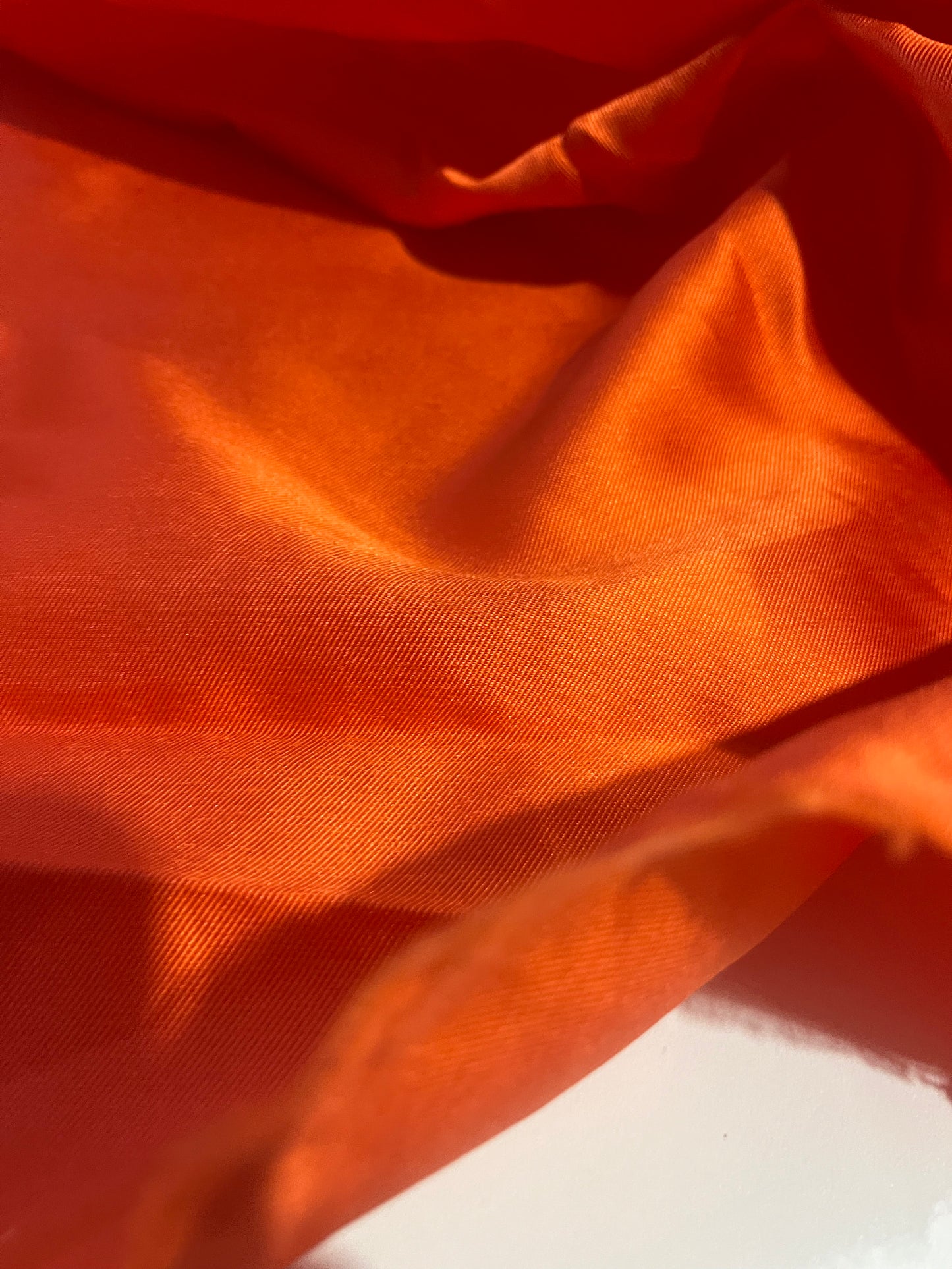 LOTTI 013  heavy parachute fabric tangerine