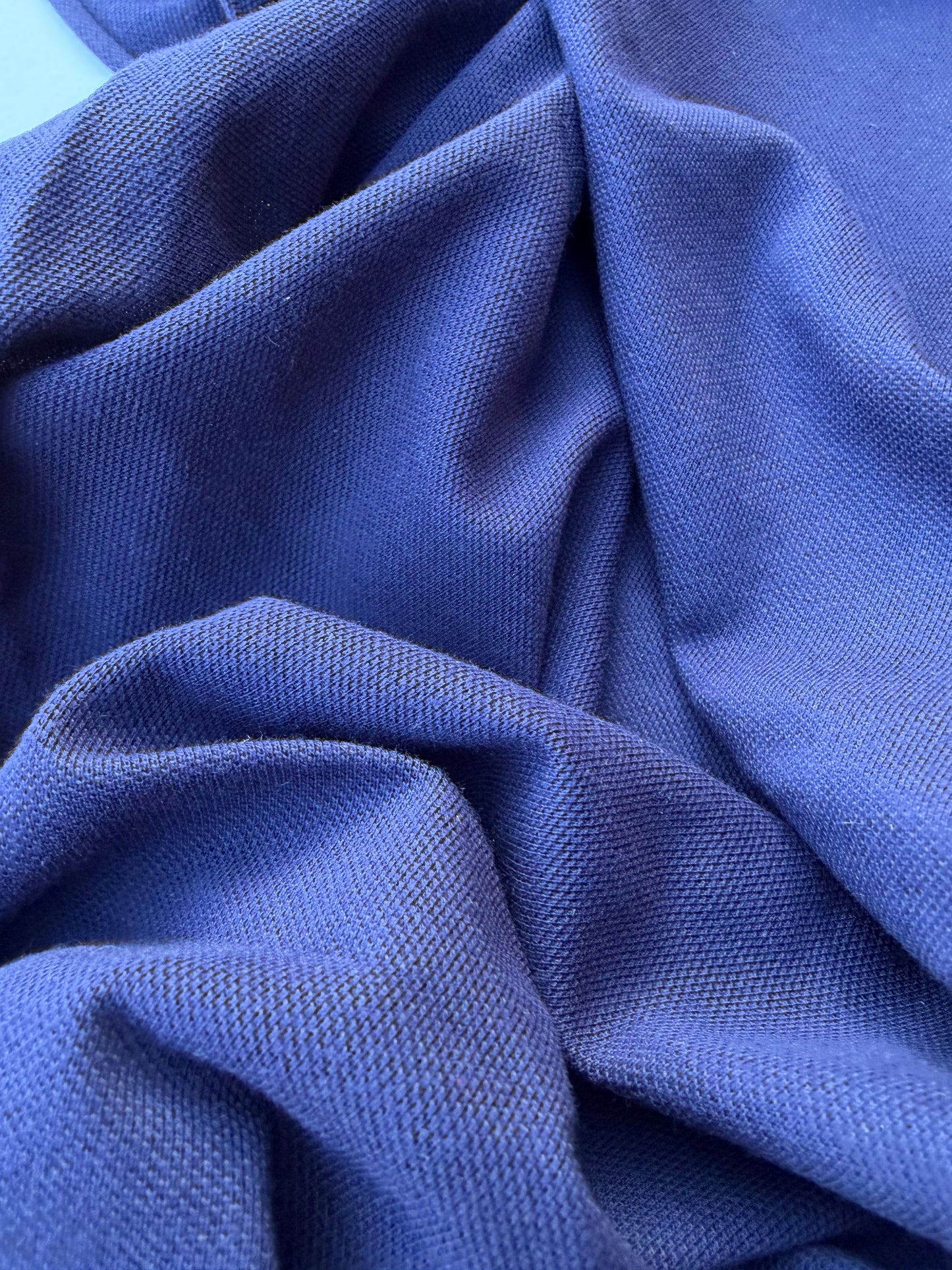 BART 014 navy cotton jersey piqué