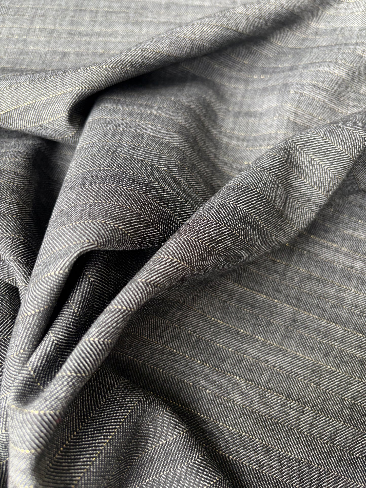 LORO 212 bi-stretch wool with stripes Loro Piana