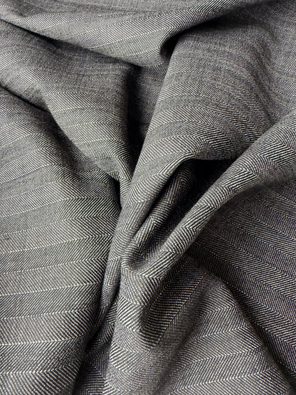 LORO 212 bi-stretch wool with stripes Loro Piana