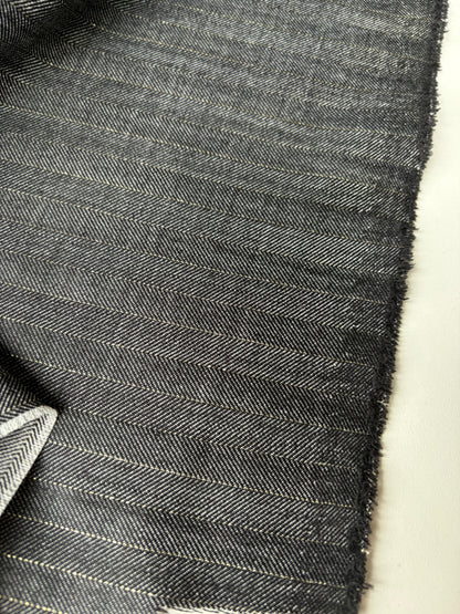 LORO 212 bi-stretch wool with stripes Loro Piana