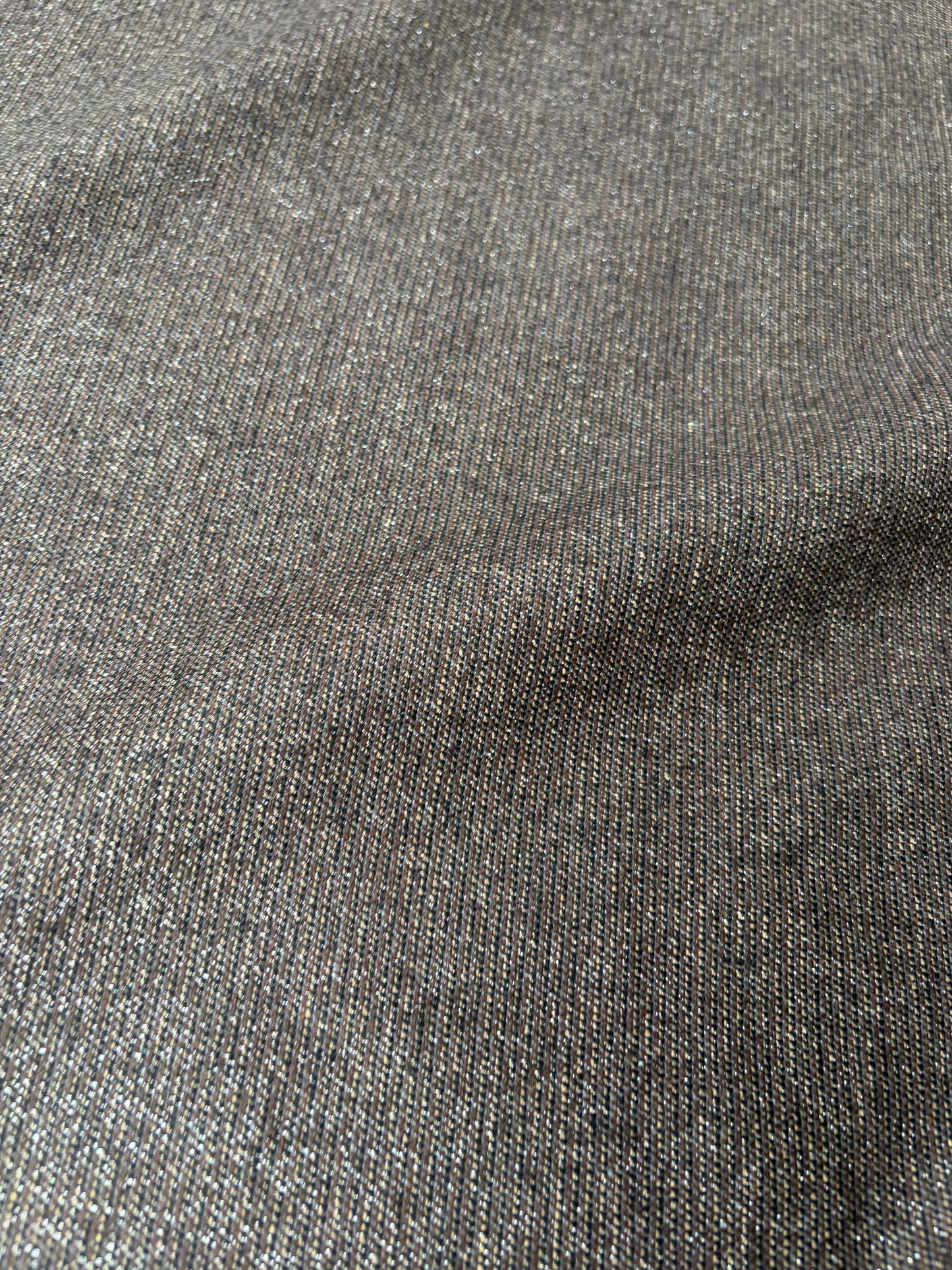 LORO 213 lurex striped wool panama stretch