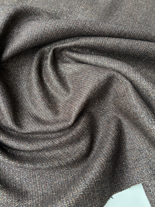 LORO 213 lurex striped wool panama stretch