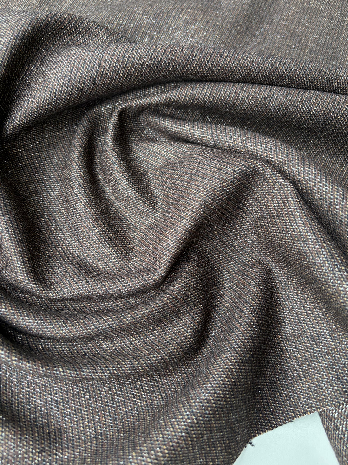 LORO 213 lurex striped wool panama stretch