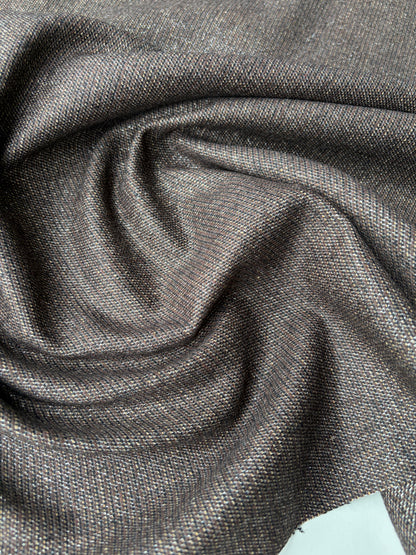 LORO 213 lurex striped wool panama stretch