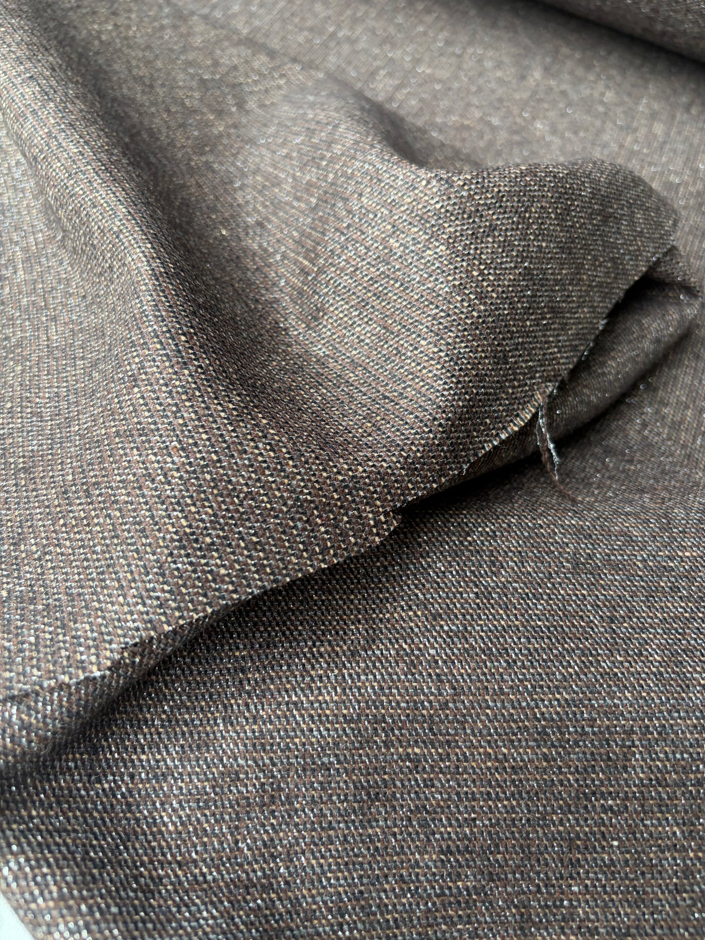 LORO 213 lurex striped wool panama stretch