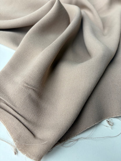 LORO 214 sand coloured viscose wool gaze Loro Piana