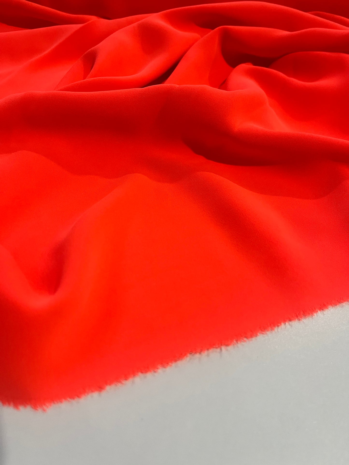 LOTTI 016 stretch poly/viscose orange fluo