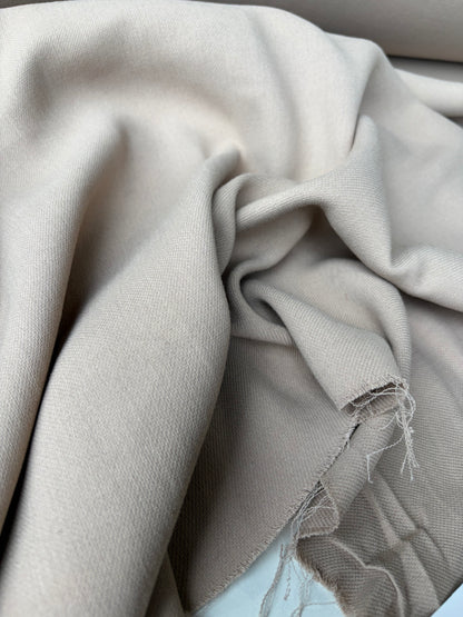 LORO 214 sand coloured viscose wool gaze Loro Piana