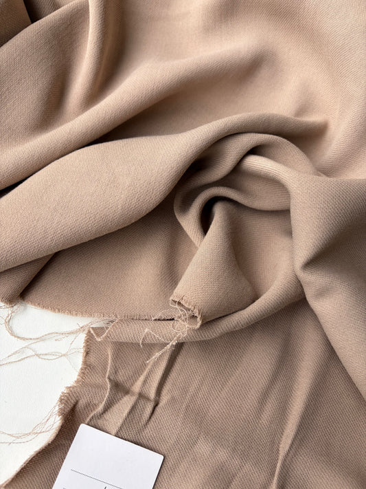 LORO 214 sand coloured viscose wool gaze Loro Piana