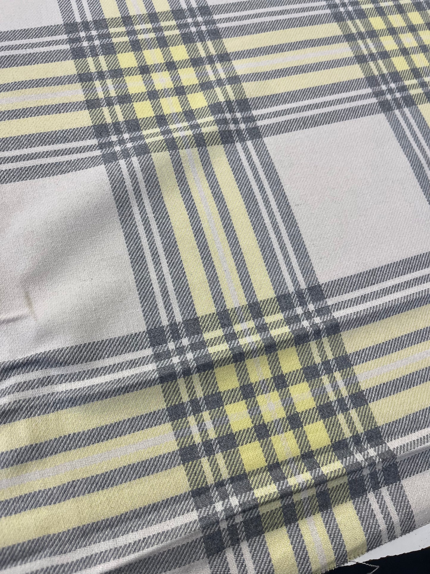 MICHA 019 cotton heavy check yellow