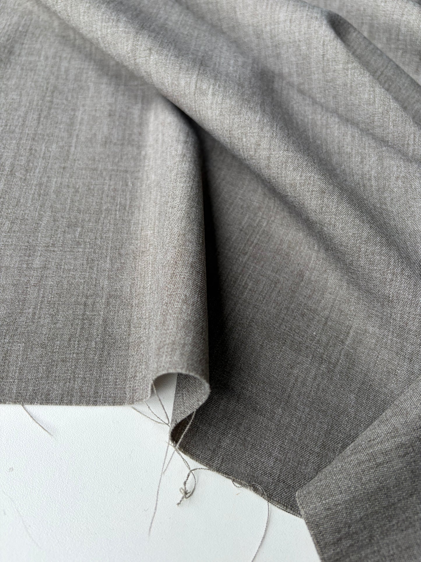LORO 215 stretch chiné grey tailoring toile Loro Piana